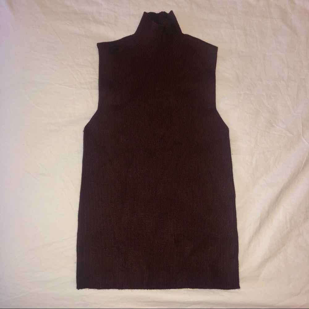 Zara Sleeveless Turtle Neck